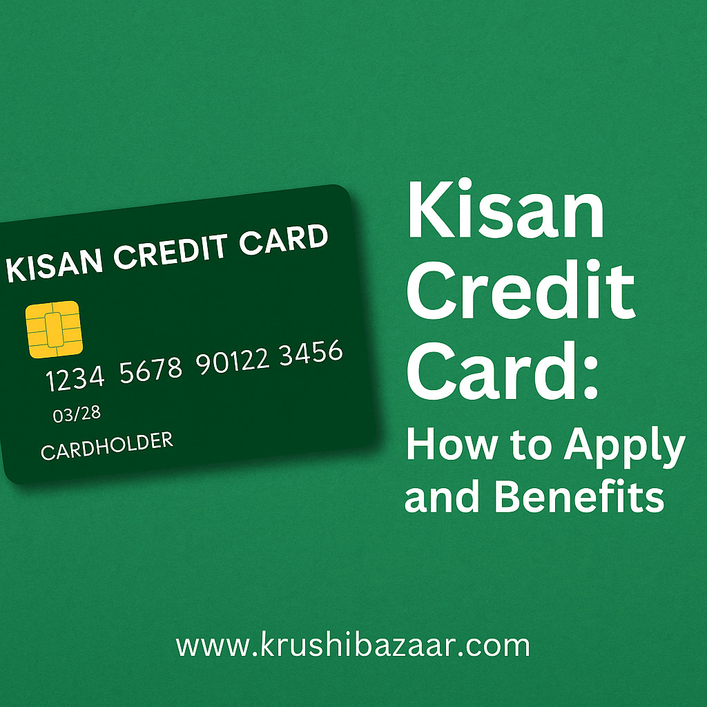 kisan credit card, how to apply