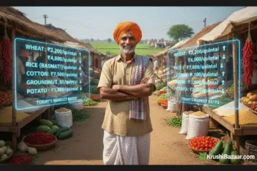 બજાર ભાવ શું છે? | ખેડૂતો માટે મહત્વ, ઉપયોગ અને રોજગારની તક – KrushiBazaar